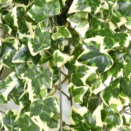 feuilles LIERRE artificiel petites feuilles 130 cm vert crème