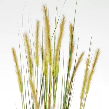 plumeau GRANDES HERBES artificielles plumeau vert/brun 120 à 180 cm