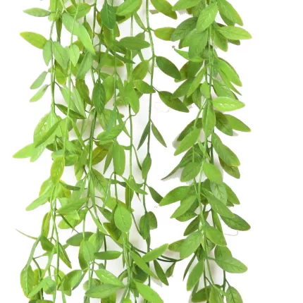 feuilles EUCALYPTUS artificiel chute plastique vert 100 cm