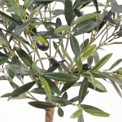 feuillage et olives OLIVIER artificiel PLANT en pot 64 cm