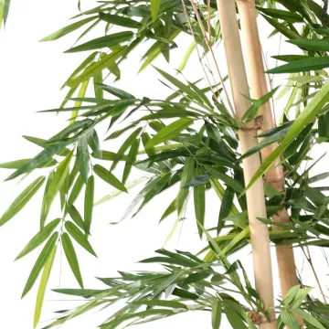 feuilles BAMBOU artificiel  GEANT 9 cannes 400 cm