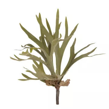 Platycerium artificiel ou STAGHORN artificiel (CORNE D ELAN) 60 cm