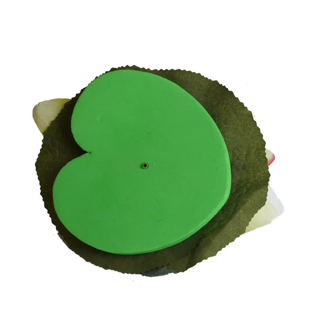 6 Nénuphars Artificiels Flottants - Fleurs De Lotus EVA Blanc Laiteux - Décoration étang, Piscine, Jardin - 10cm - 7