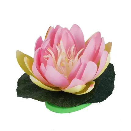 Nénuphar flottant diamètre rose 17 cm