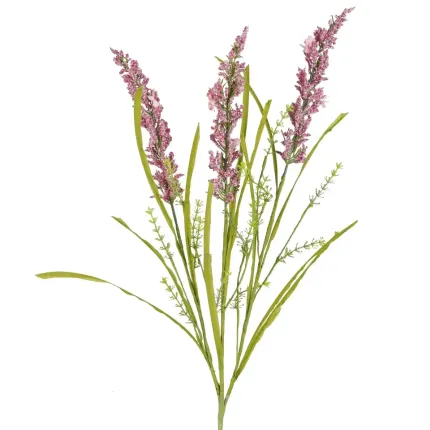 fleurs artificielles esprit seché 60 cm en plan rapproché