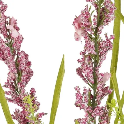 détails fleurs artificielles esprit seché 60 cm