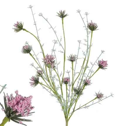 fleurs artificielles esprit seché 50 cm avec son détail