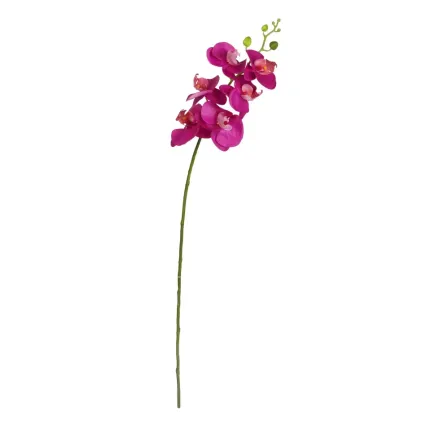 ORCHIDEE phalaenopsis artificielle 80 cm fushia en tige