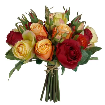bouquet de ROSES artificiel 28 cm