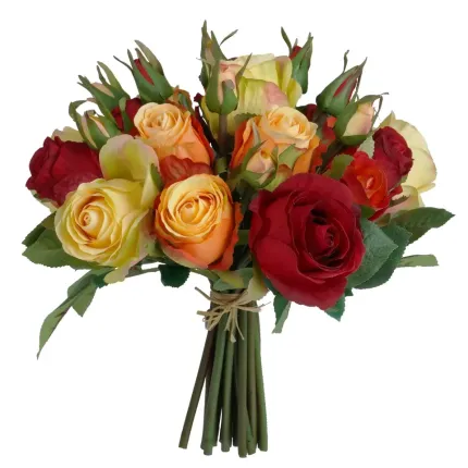 bouquet de ROSES artificiel 28 cm