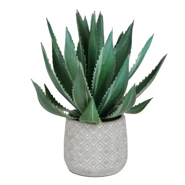 ALOE artificiel en pot 33 cm