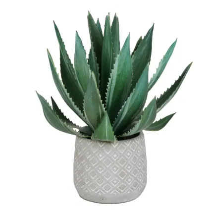 ALOE artificiel en pot 33 cm