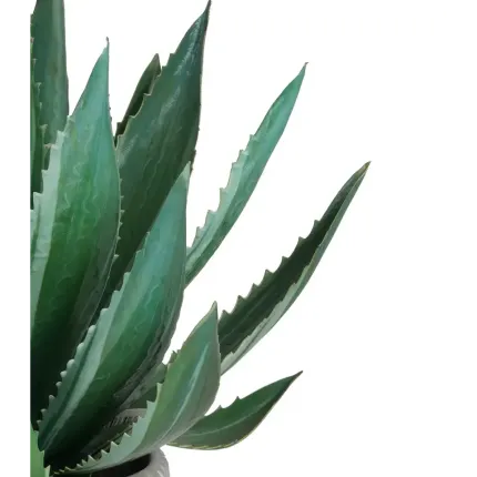 feuilles ALOE artificiel en pot 33 cm