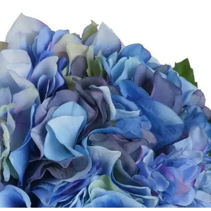 fleurs bouquet d' HORTENSIA artificiel 30 cm bleu