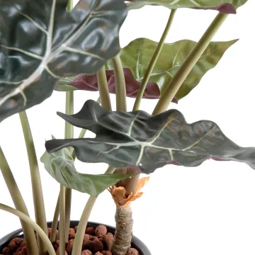 feuilles ALOCASIA artificiel 65 cm
