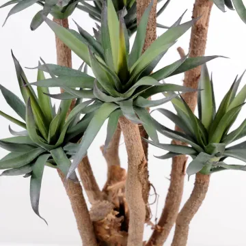 feuilles AGAVE artificiel 7 têtes 72 cm