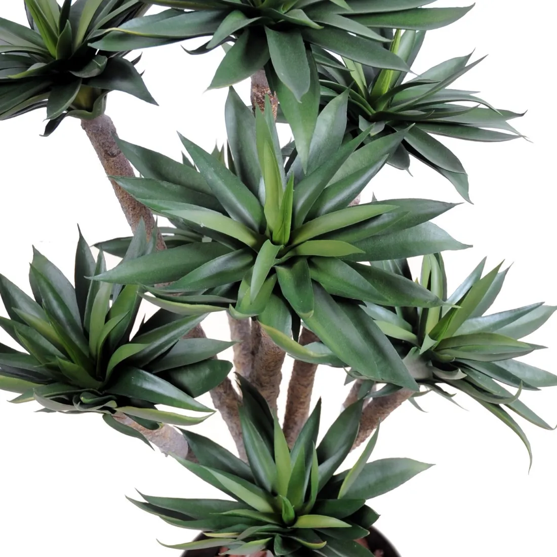 Keeplush 2 PCS Plantes Artificielles Agave 90cm - Arbre Faux Extérieur Intérieur Avec Pointe Pour Porche Terrasse