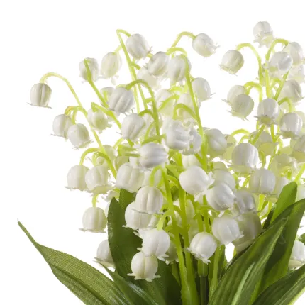clochettes bouquet de 3 brins de MUGUET artificiel 24 cm