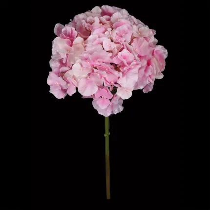 fleur d'HORTENSIA artificiel 50 cm rose clair