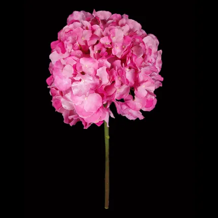 HORTENSIA artificiel 50 cm rose vif
