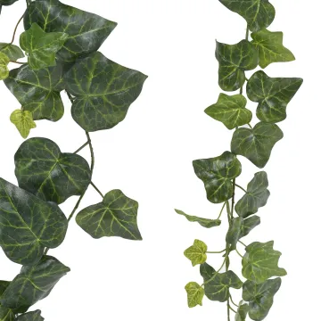 feuilles guirlande LIERRE artificielle 180 cm (kit de 2 guirlandes)