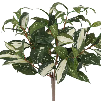 détail CORDYLINE artificielle panachée 40 cm