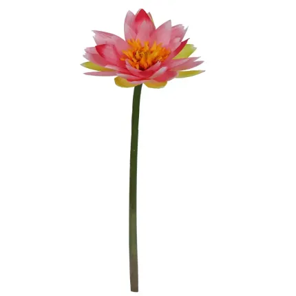 LOTUS artificiel 42 cm en tige