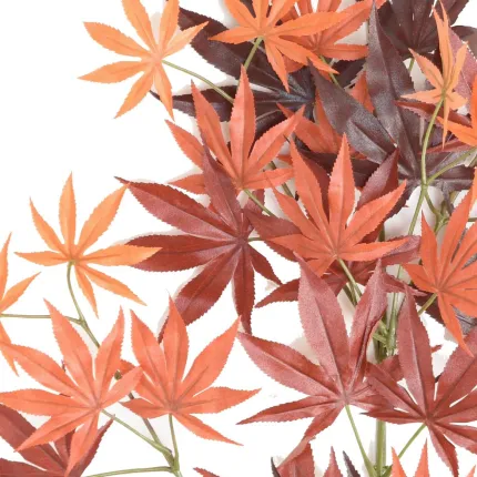 feuilles branche artificielle ERABLE 70 cm automne  (Aralia)