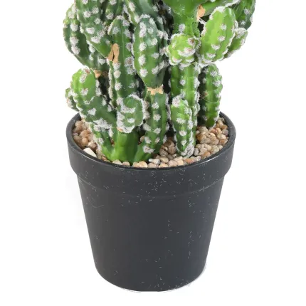pot fourni et base du CACTUS artificiel en pot 35 cm