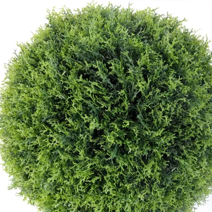 feuillage CYPRES artificiel BOULE en pot 33 et 45 cm