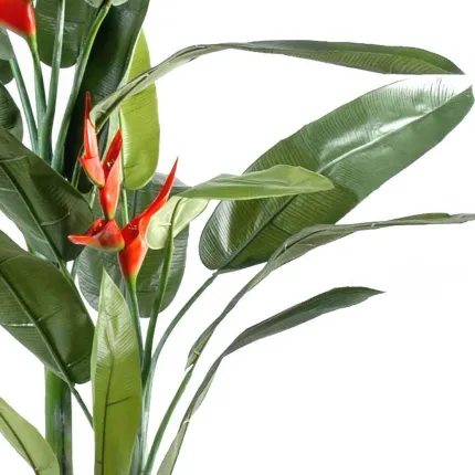 fleur et feuillage HELICONIA artificiel 180 cm