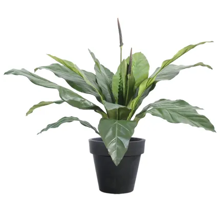 ANTHURIUM artificiel JUNGLE KING 80 cm en pot
