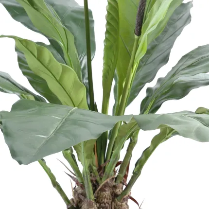 tronc et feuilles ANTHURIUM artificiel JUNGLE KING  80 et 130 cm