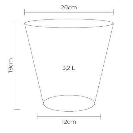 dimension TREVISE Ø  20 cm