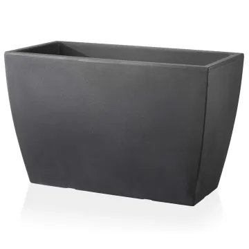 jardinière haute Voghera L 80 x H 50 cm gris anthracite