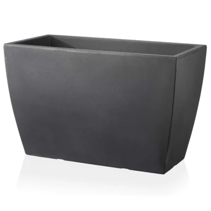 jardinière haute Voghera L 80 x H 50 cm gris anthracite