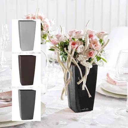 mise en situation Lechuza mini CUBI   9 hauteur 18 cm