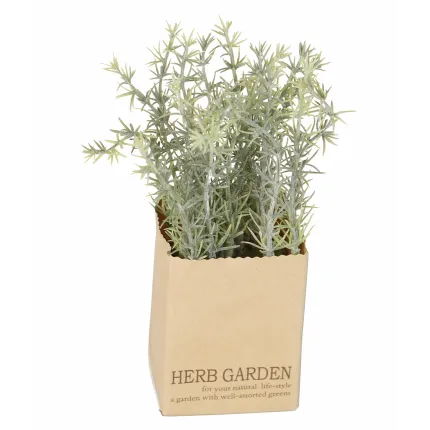 HERBES artificielles AROMATIQUES en sac papier 16 à 24 cm vendu par 3
