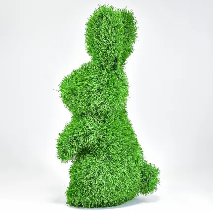 LAPIN synthétique DEBOUT 48 cm de dos