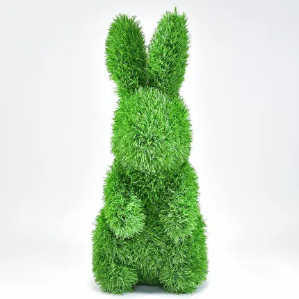 LAPIN synthétique DEBOUT 48 cm de face