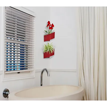 JARDINIERE MURALE 180 green turn