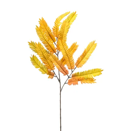 MIMOSA COJOBA artificiel 80 cm jaune avec sa tige