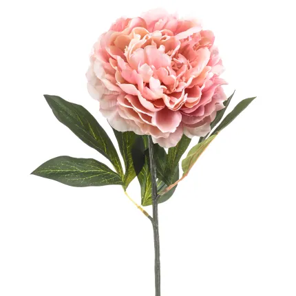 PIVOINE artificielle rose 75 cm