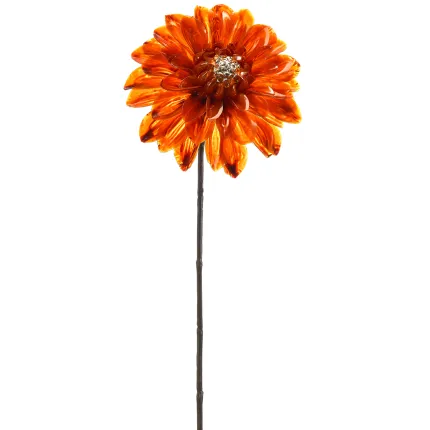 DAHLIA artificiel 60 cm plastique en entier