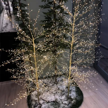 Arbre lumière artificiel 150 cm et 180 cm en situation