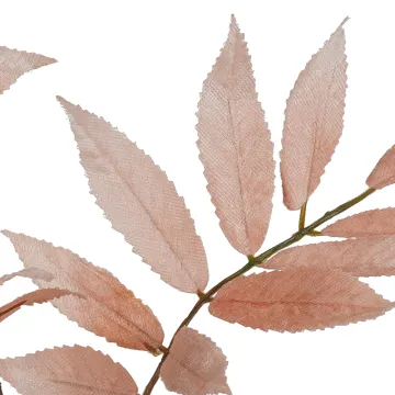 feuilles branche SUMAC AMARANTHE artificiel 82 cm pêche