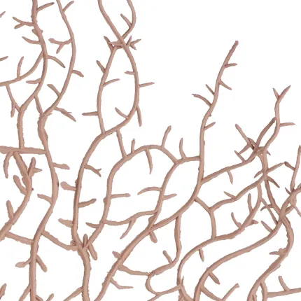 détail du CORAIL artificiel rose clair 40 cm