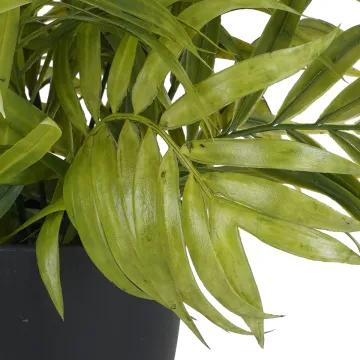 pot et feuilles PALMIER nain artificiel ou Chamaedora 30 cm en pot