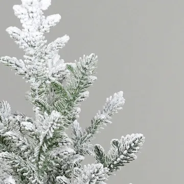 SAPIN artificiel enneigé 42 cm en pot