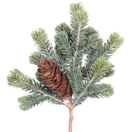 Branche artificielle de SAPIN et pomme de pin 24 cm